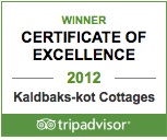 Tripadvisor certificate of exellence